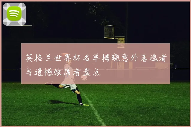 英格兰世界杯名单揭晓意外落选者与遗憾缺席者盘点